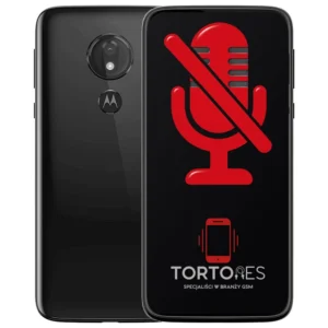 Motorola Moto G7 Power z symbolem mikrofonu - naprawa mikrofonu