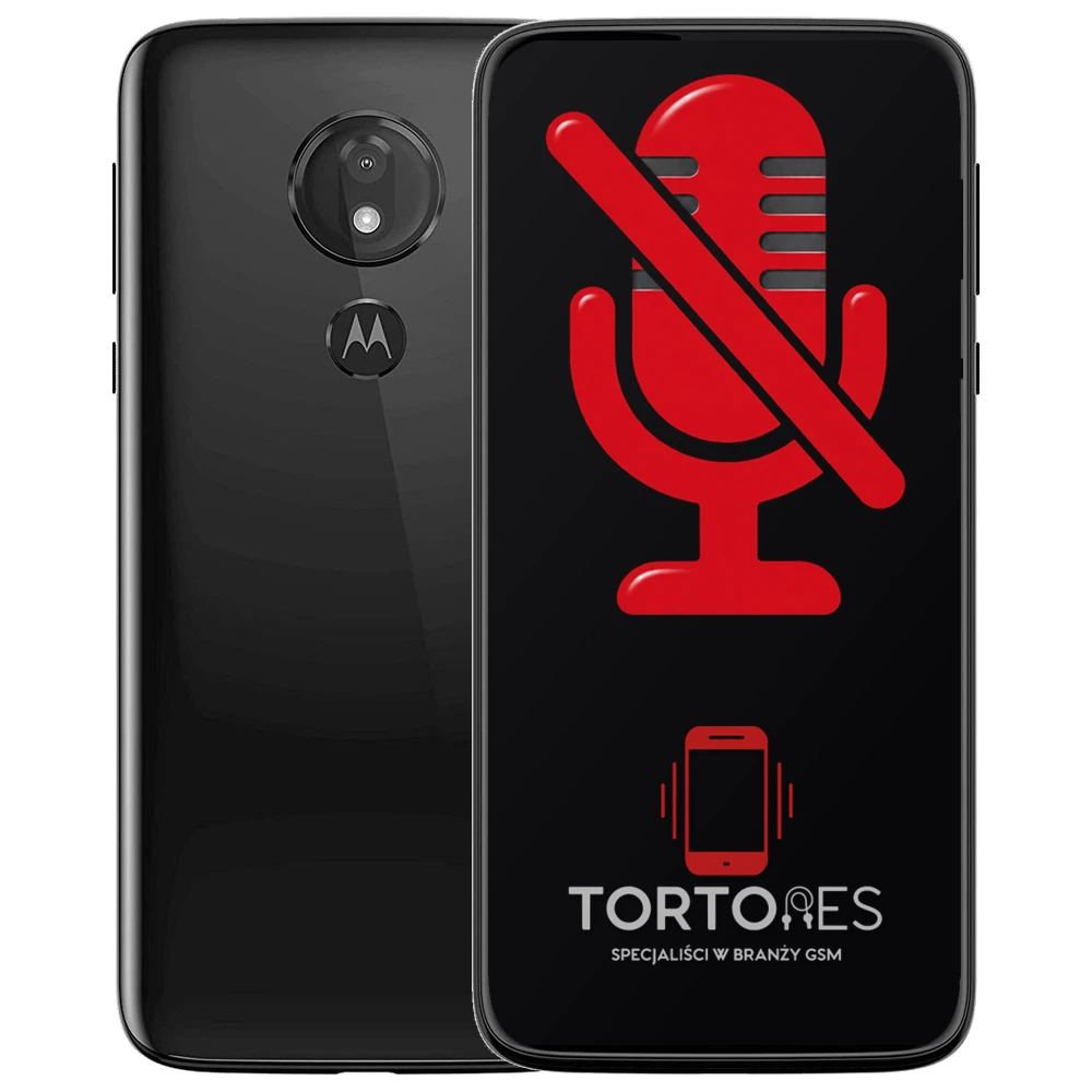 Motorola Moto G7 Power z symbolem mikrofonu - naprawa mikrofonu
