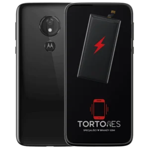 Motorola Moto G7 Power z ilustracją baterii - wymiana baterii