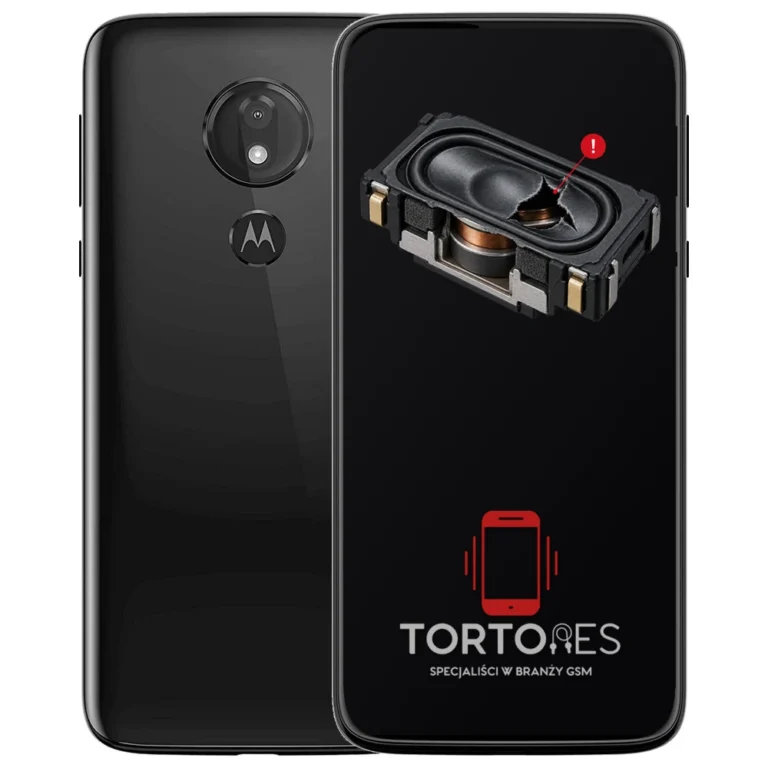 Motorola Moto G7 Power z symbolem głośnika multimedialnego - wymiana głośnika multimedialnego