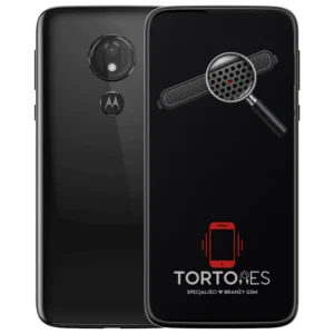 Motorola Moto G7 Power z symbolem głośnika rozmów - wymiana głośnika rozmów