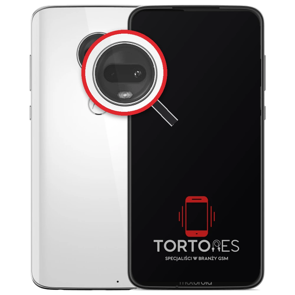 Motorola Moto G7 z lupą na tylnych aparatach - wymiana tylnej kamery