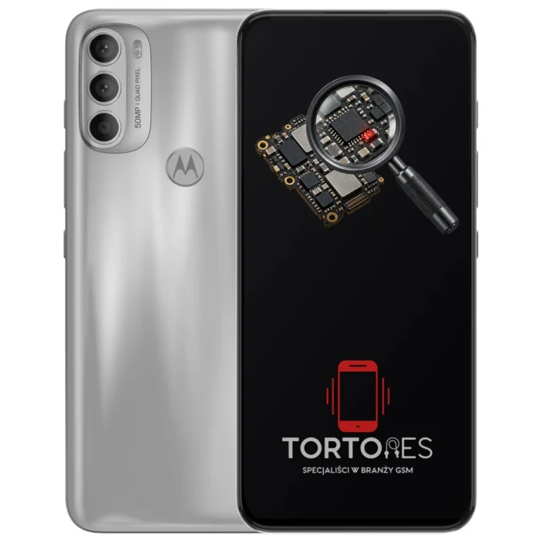 Motorola Moto G71 5G z symbolem diagnostyki - diagnoza telefonu