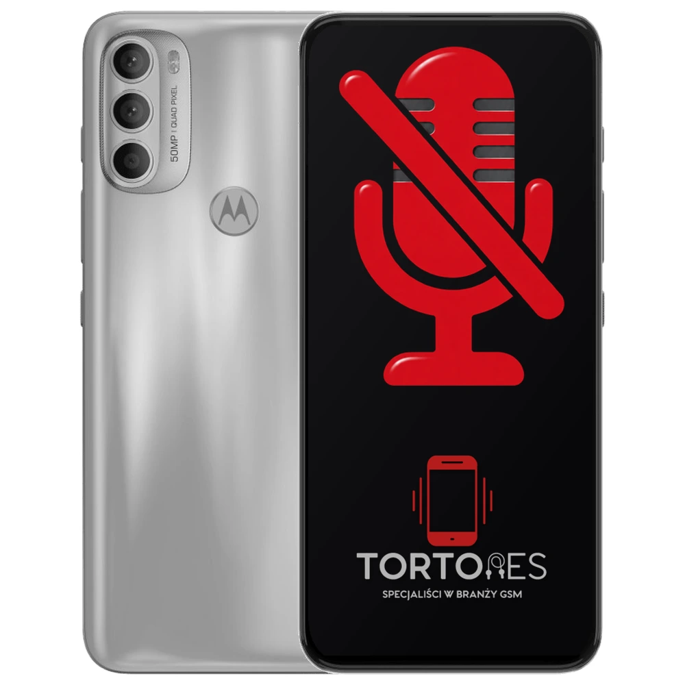 Motorola Moto G71 5G z symbolem mikrofonu - naprawa mikrofonu