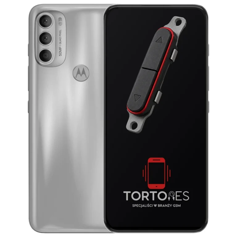 Motorola Moto G71 5G z symbolem przycisków - naprawa przycisków włączania i głośności