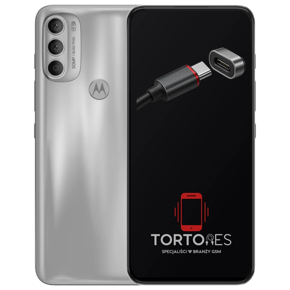 Motorola Moto G71 5G z ilustracją złącza ładowania - naprawa złącza ładowania