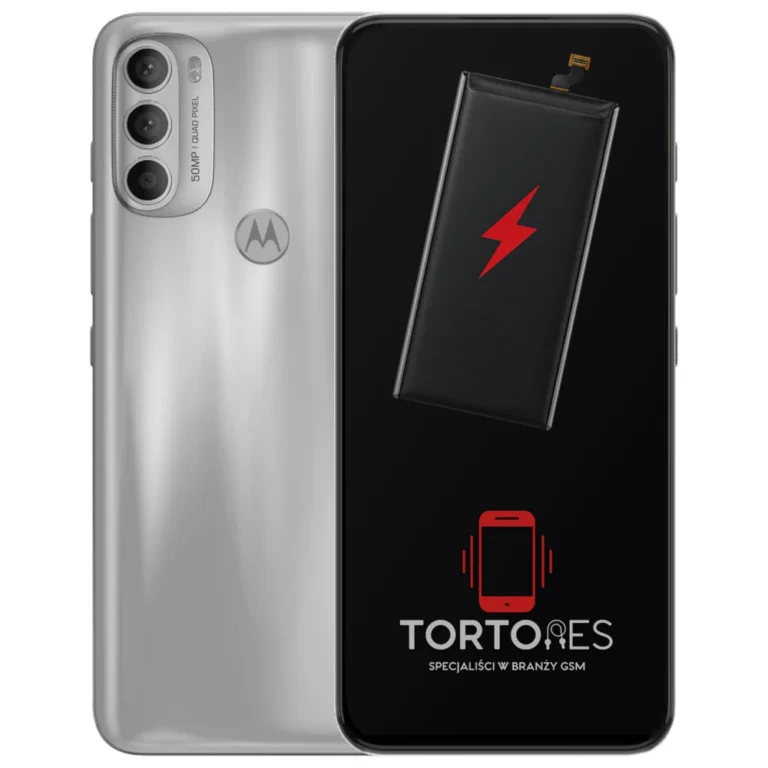 Motorola Moto G71 5G z ilustracją baterii - wymiana baterii