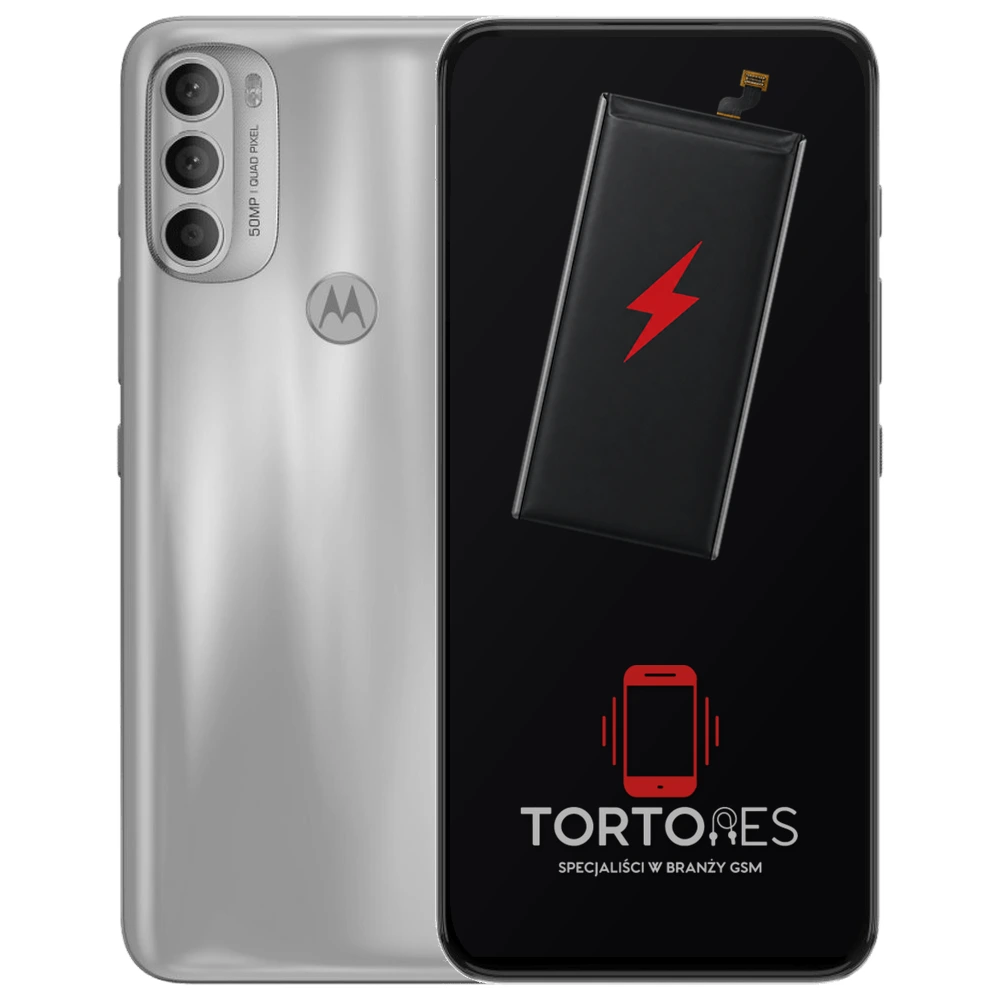 Motorola Moto G71 5G z ilustracją baterii - wymiana baterii