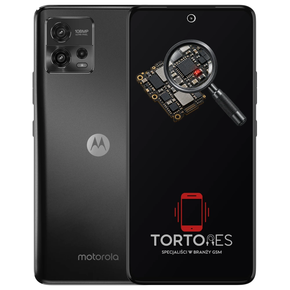 Motorola Moto G72 z symbolem diagnostyki - diagnoza telefonu