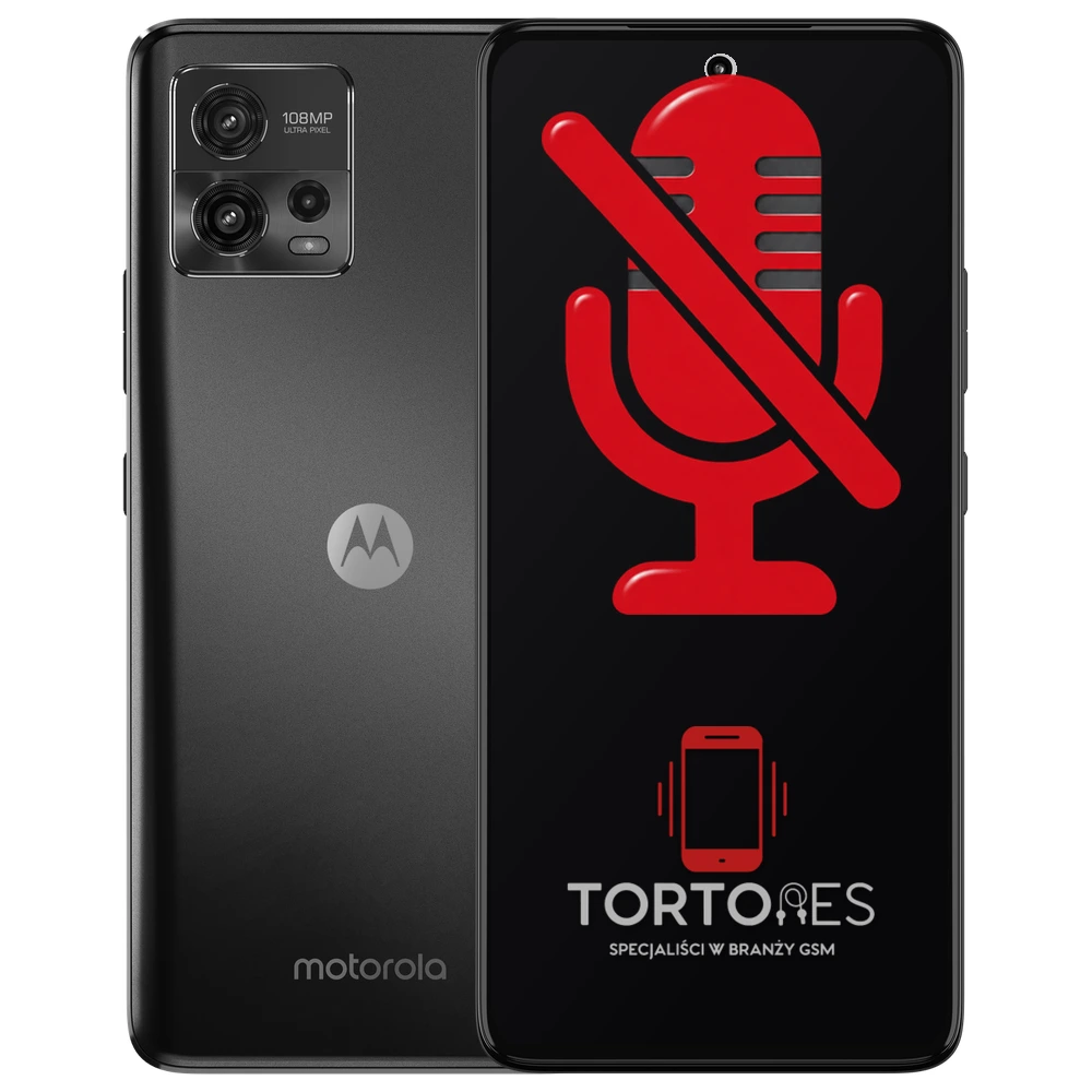 Motorola Moto G72 z symbolem mikrofonu - naprawa mikrofonu