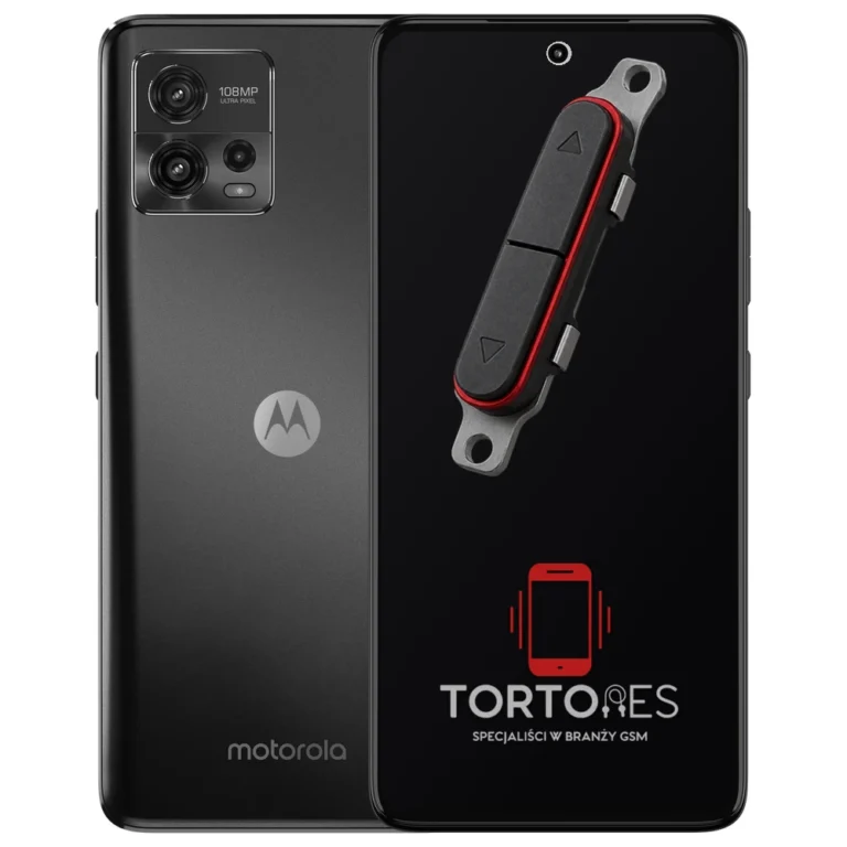 Motorola Moto G72 z symbolem przycisków - naprawa przycisków włączania i głośności