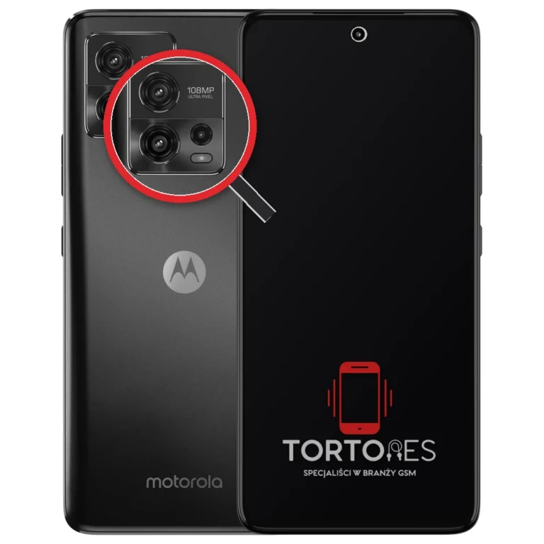 Motorola Moto G72 z lupą na tylnych aparatach - wymiana tylnej kamery
