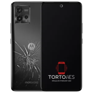 Motorola Moto G72 z ilustracją pękniętej tylnej klapki - wymiana zbitej klapki