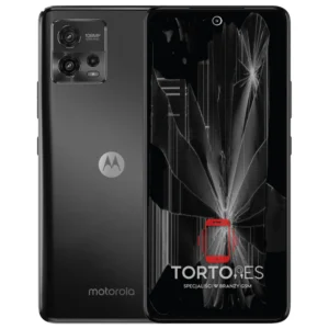Motorola Moto G72 z ilustracją pękniętego wyświetlacza - wymiana zbitego wyświetlacza