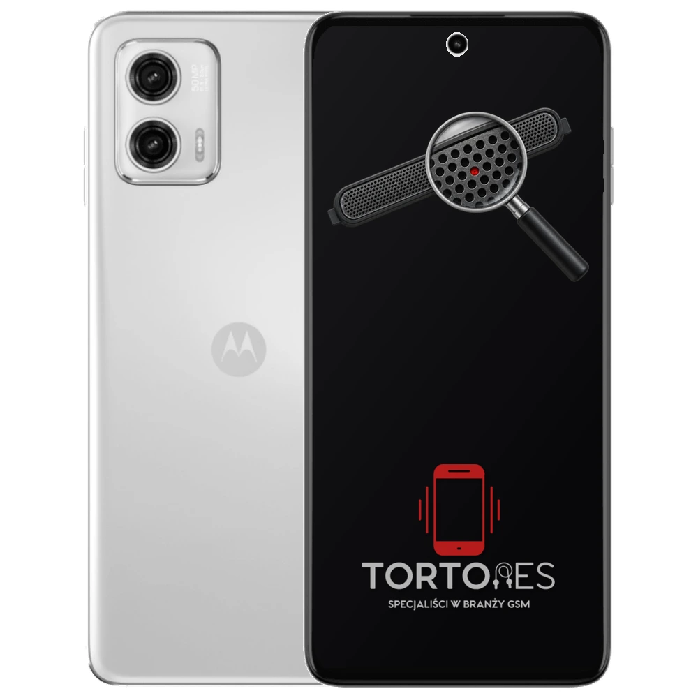 Motorola Moto G73 5G z symbolem głośnika rozmów - wymiana głośnika rozmów