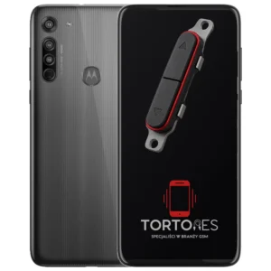 Motorola Moto G8 z symbolem przycisków - naprawa przycisków włączania i głośności
