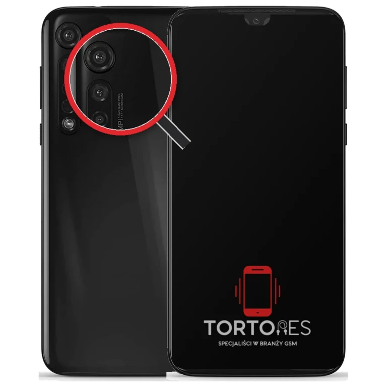 Motorola Moto G8 Plus z lupą na tylnych aparatach - wymiana tylnej kamery