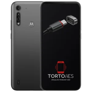Motorola Moto G8 Power Lite z ilustracją złącza ładowania - naprawa złącza ładowania