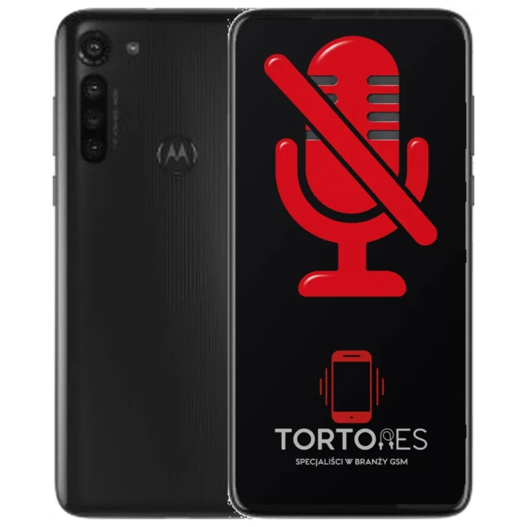 Motorola Moto G8 Power z symbolem mikrofonu - naprawa mikrofonu