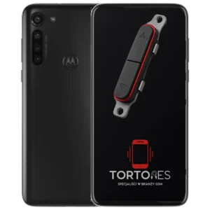 Motorola Moto G8 Power z symbolem przycisków - naprawa przycisków włączania i głośności