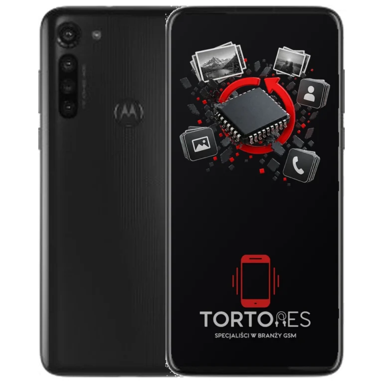 Motorola Moto G8 Power z ilustracją odzyskiwania danych - odzyskiwanie danych