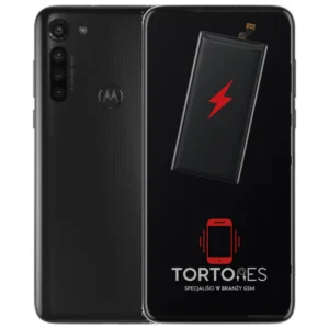 Motorola Moto G8 Power z ilustracją baterii - wymiana baterii