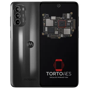 Motorola Moto G82 5G z ilustracją płyty głównej - naprawa płyty głównej