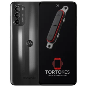 Motorola Moto G82 5G z symbolem przycisków - naprawa przycisków włączania i głośności