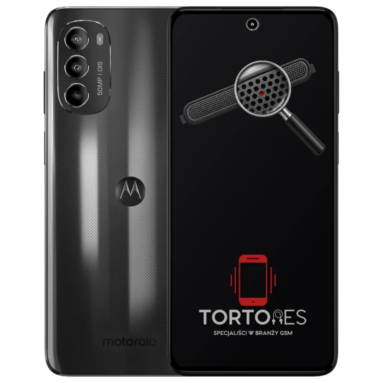 Motorola Moto G82 5G z symbolem głośnika rozmów - wymiana głośnika rozmów