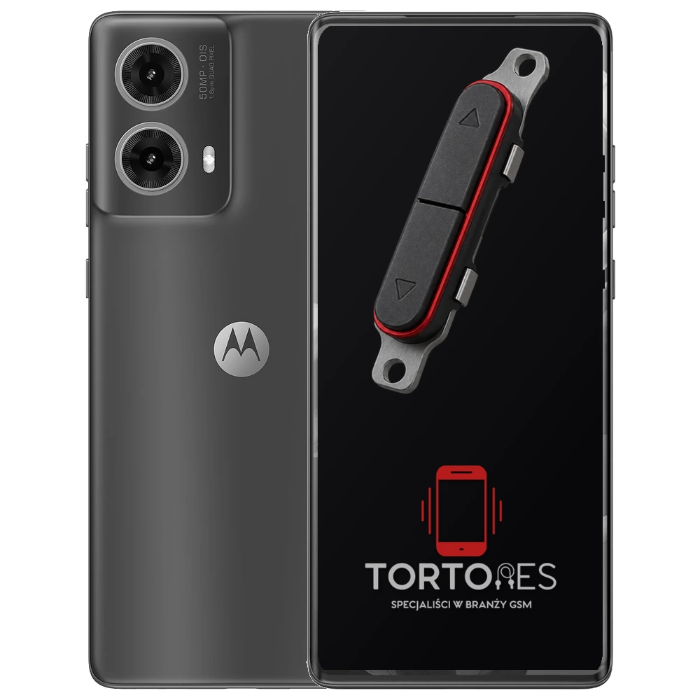 Motorola Moto G85 5G z symbolem przycisków - naprawa przycisków włączania i głośności