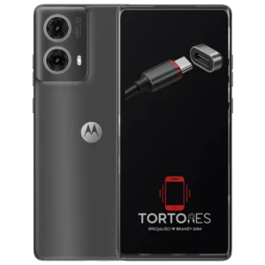 Motorola Moto G85 5G z ilustracją złącza ładowania - naprawa złącza ładowania