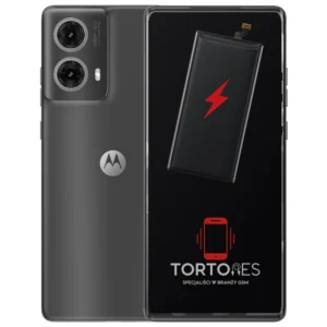 Motorola Moto G85 5G z ilustracją baterii - wymiana baterii
