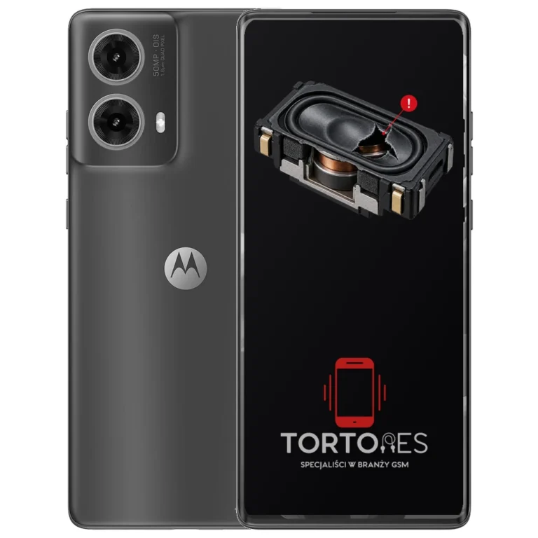 Motorola Moto G85 5G z symbolem głośnika multimedialnego - wymiana głośnika multimedialnego