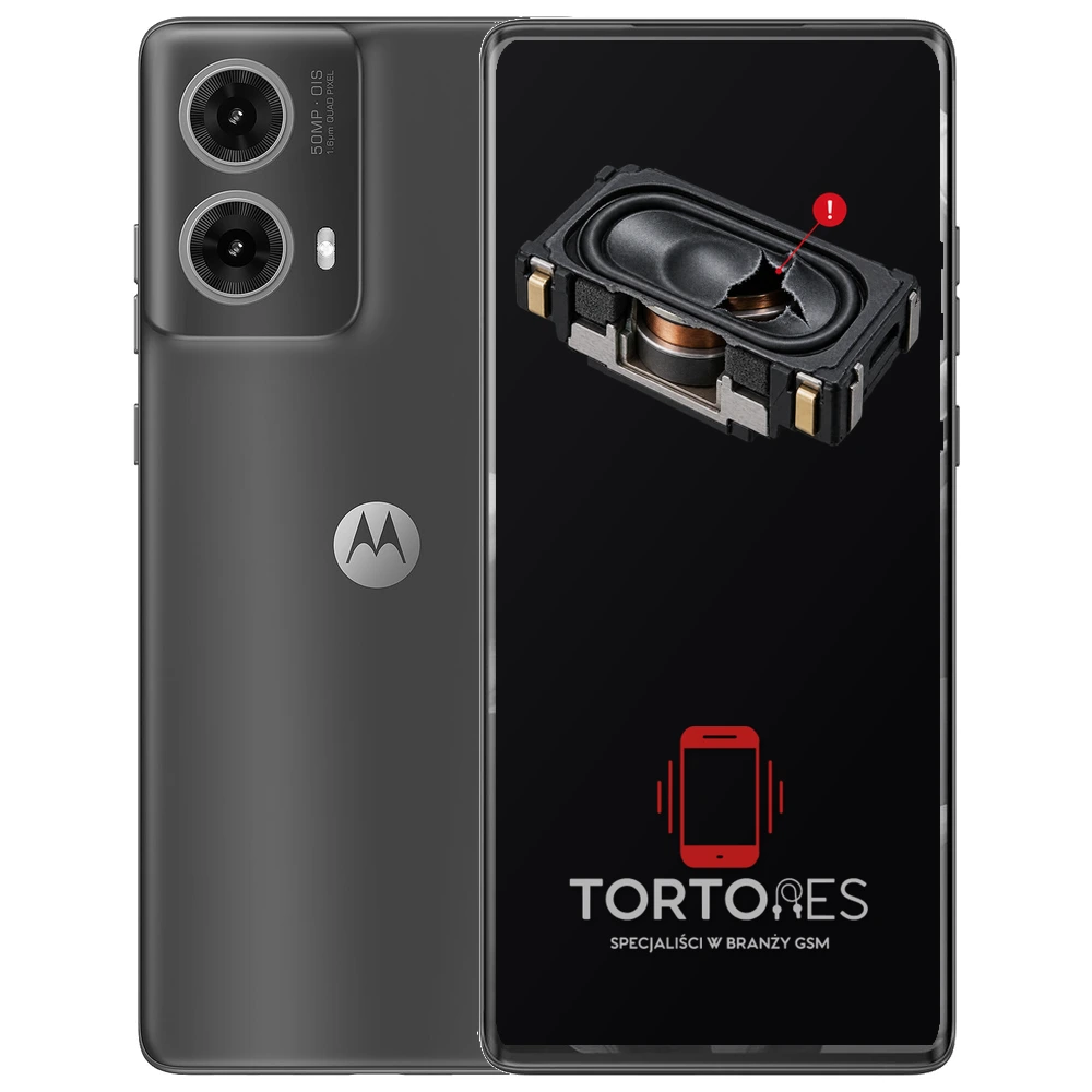 Motorola Moto G85 5G z symbolem głośnika multimedialnego - wymiana głośnika multimedialnego