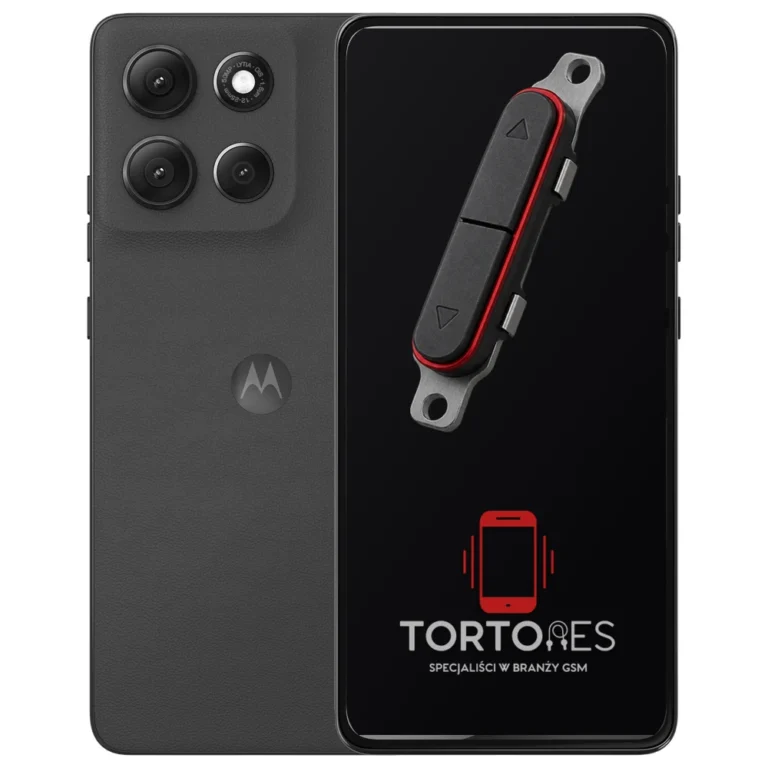 Motorola Moto G86 5G z symbolem przycisków - naprawa przycisków włączania i głośności