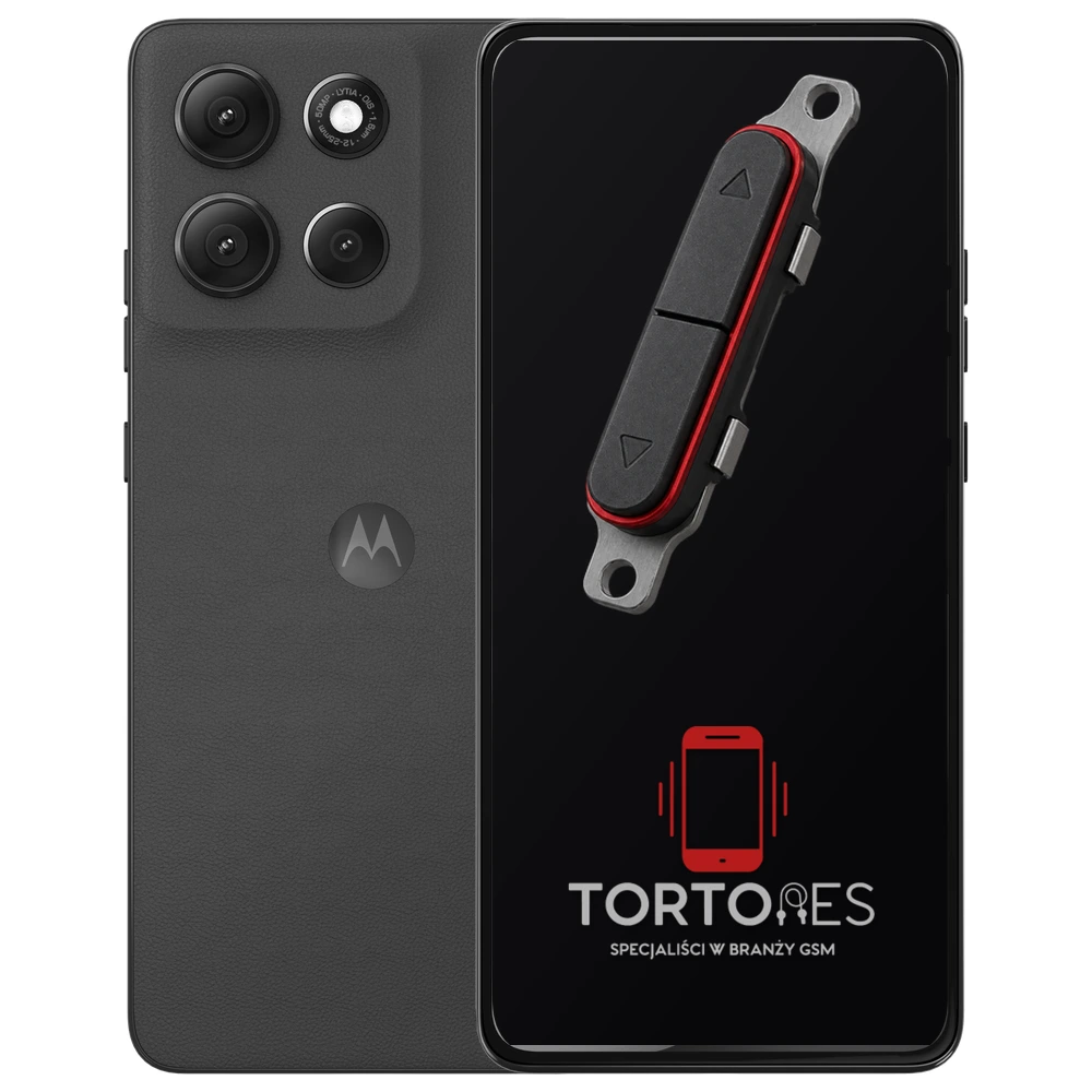 Motorola Moto G86 5G z symbolem przycisków - naprawa przycisków włączania i głośności