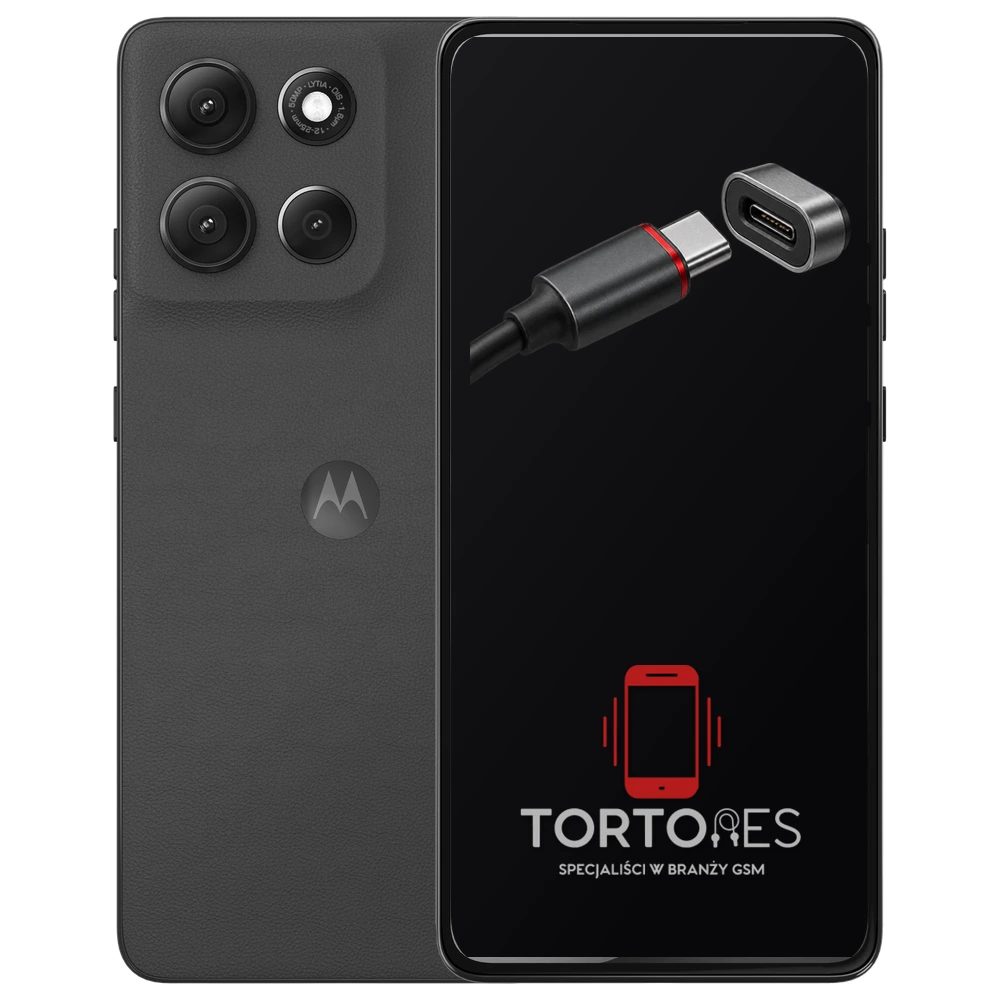 Motorola Moto G86 5G z ilustracją złącza ładowania - naprawa złącza ładowania