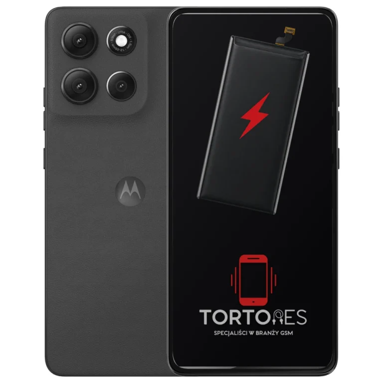Motorola Moto G86 5G z ilustracją baterii - wymiana baterii