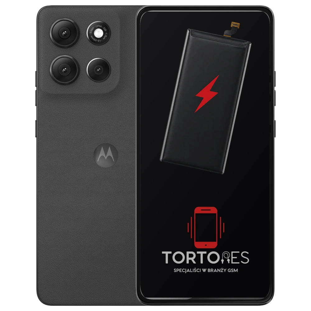 Motorola Moto G86 5G z ilustracją baterii - wymiana baterii