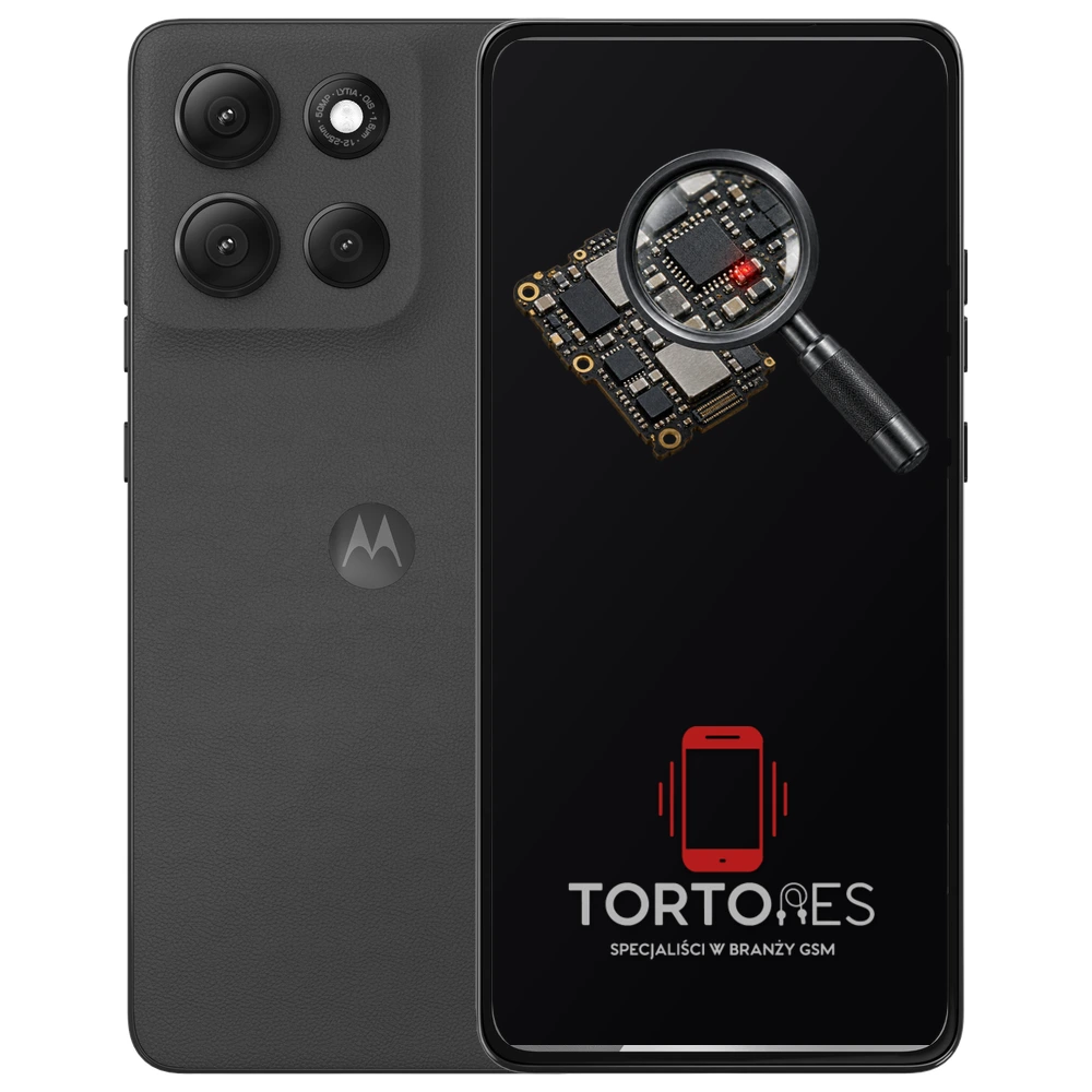 Motorola Moto G86 Power 5G z symbolem diagnostyki - diagnoza telefonu