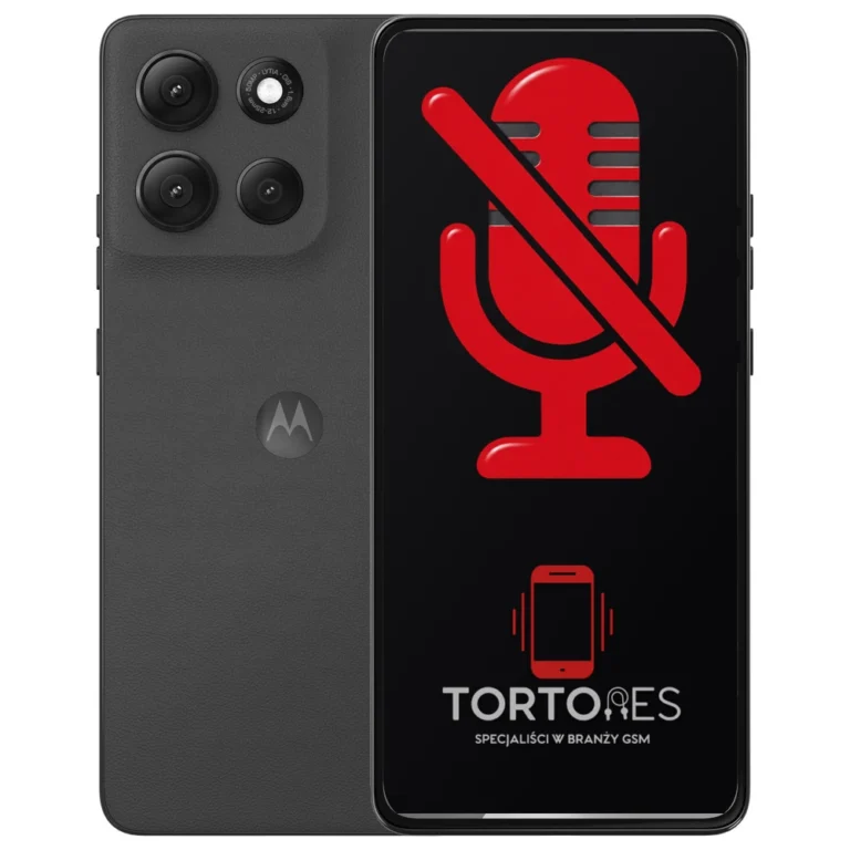 Motorola Moto G86 Power 5G z symbolem mikrofonu - naprawa mikrofonu