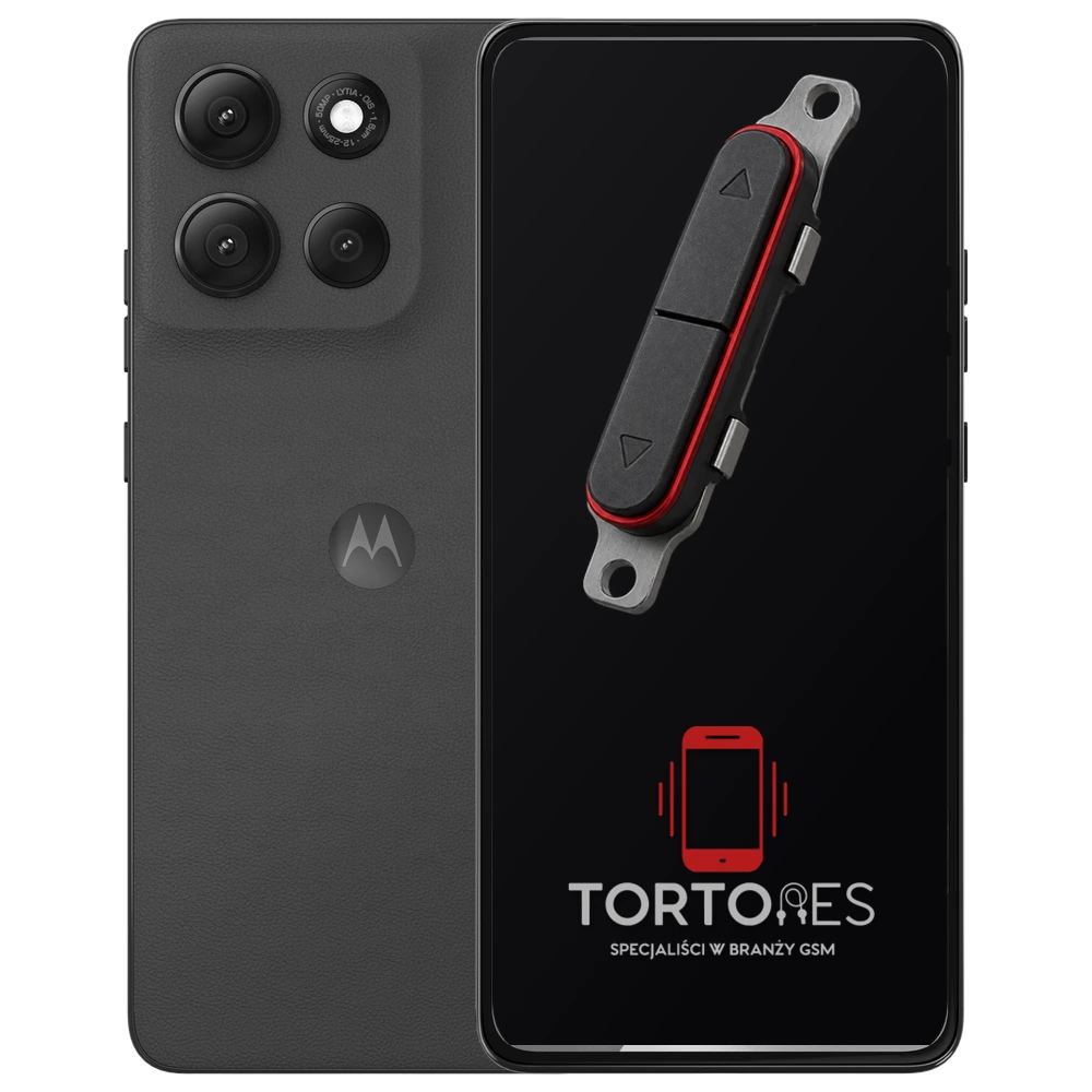 Motorola Moto G86 Power 5G z symbolem przycisków - naprawa przycisków włączania i głośności