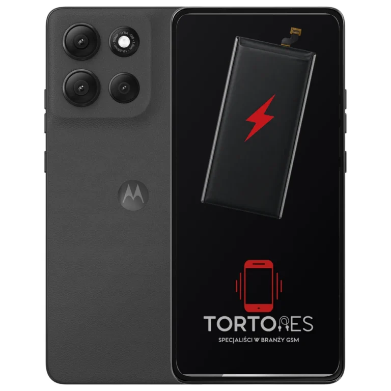 Motorola Moto G86 Power 5G z ilustracją baterii - wymiana baterii