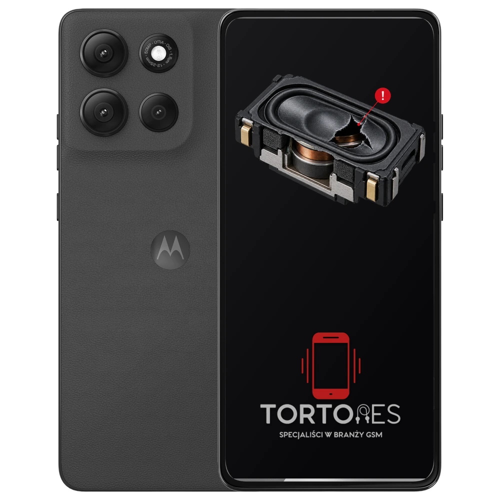 Motorola Moto G86 Power 5G z symbolem głośnika multimedialnego - wymiana głośnika multimedialnego