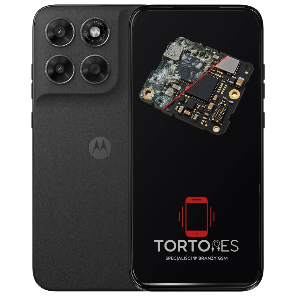 Motorola Moto G87 5G z ilustracją zalania - czyszczenie po zalaniu