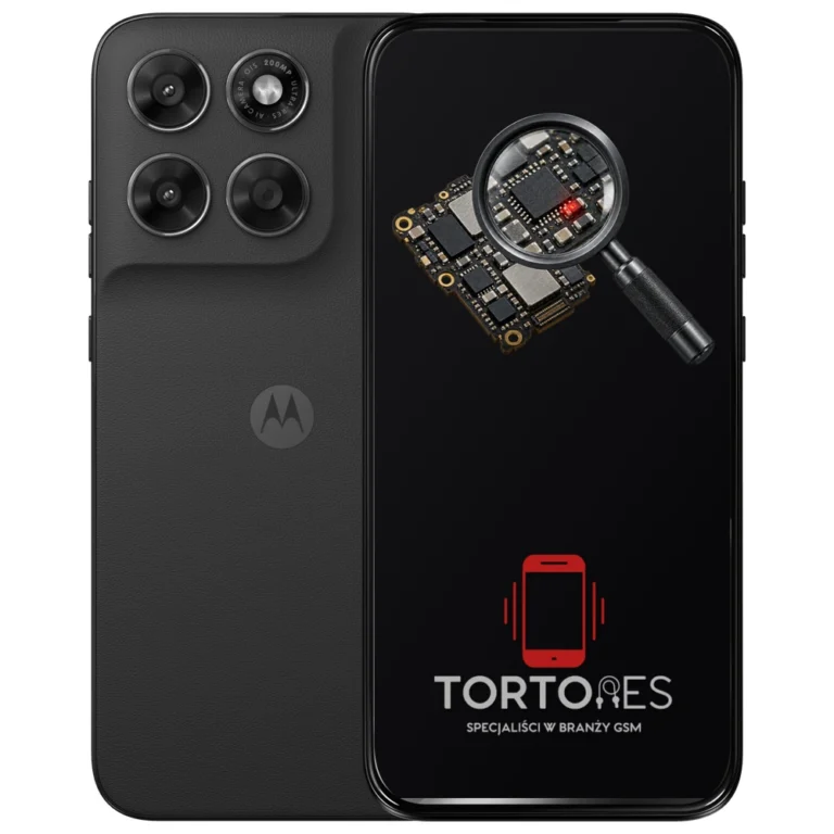 Motorola Moto G87 5G z symbolem diagnostyki - diagnoza telefonu