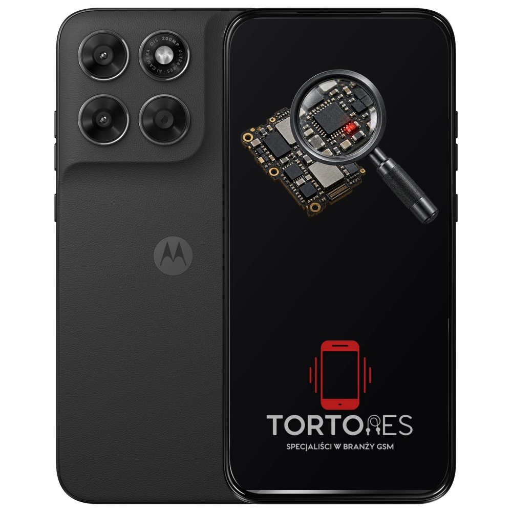 Motorola Moto G87 5G z symbolem diagnostyki - diagnoza telefonu