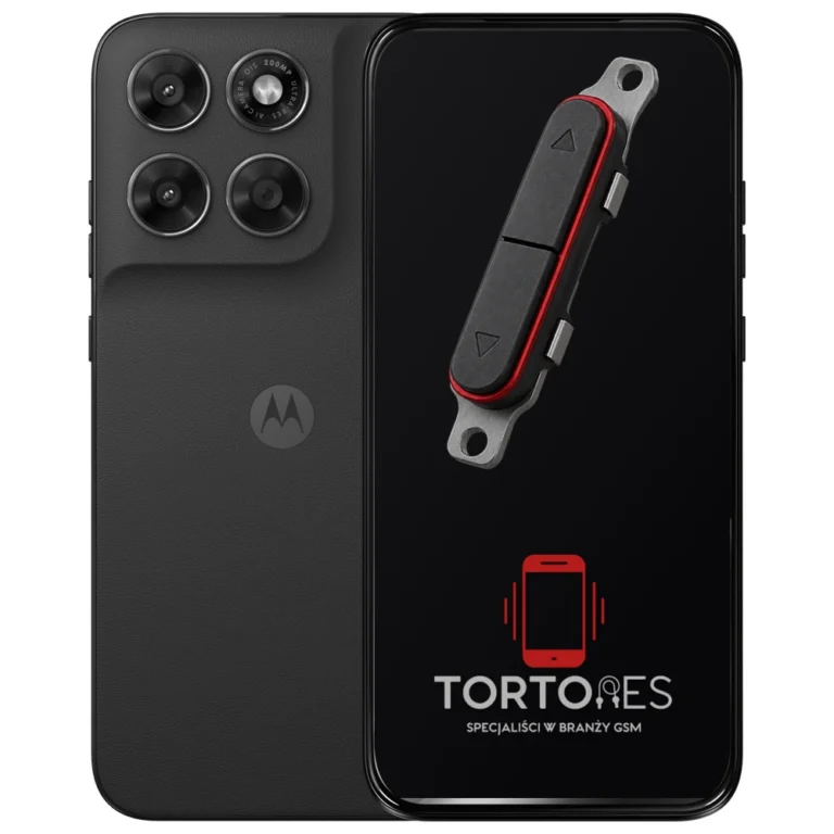 Motorola Moto G87 5G z symbolem przycisków - naprawa przycisków włączania i głośności