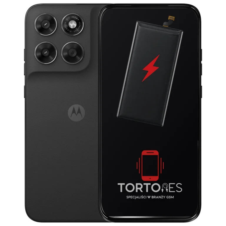 Motorola Moto G87 5G z ilustracją baterii - wymiana baterii