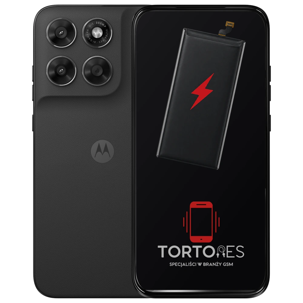 Motorola Moto G87 5G z ilustracją baterii - wymiana baterii